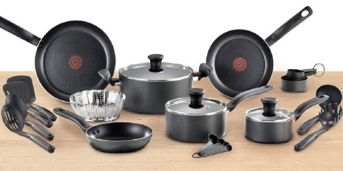 T-fal Initiatives Nonstick Cookware 18-Piece Set Just $59.99 Shipped on Macy’s.com (Regularly $200)
