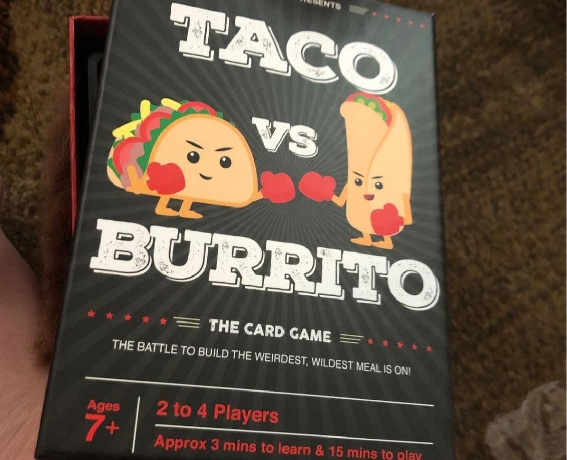 party,fathe Taco vs Burrito The Wildly Popular Surprisingly Strategic Card Game 