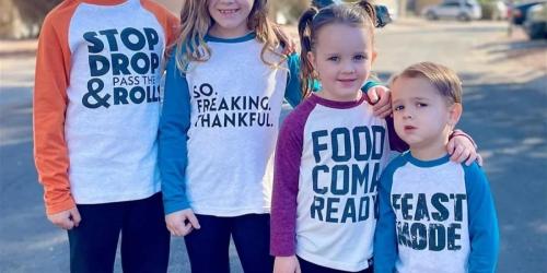 Kids & Baby Thanksgiving Shirts Only $11.99 Shipped (Regularly $20)