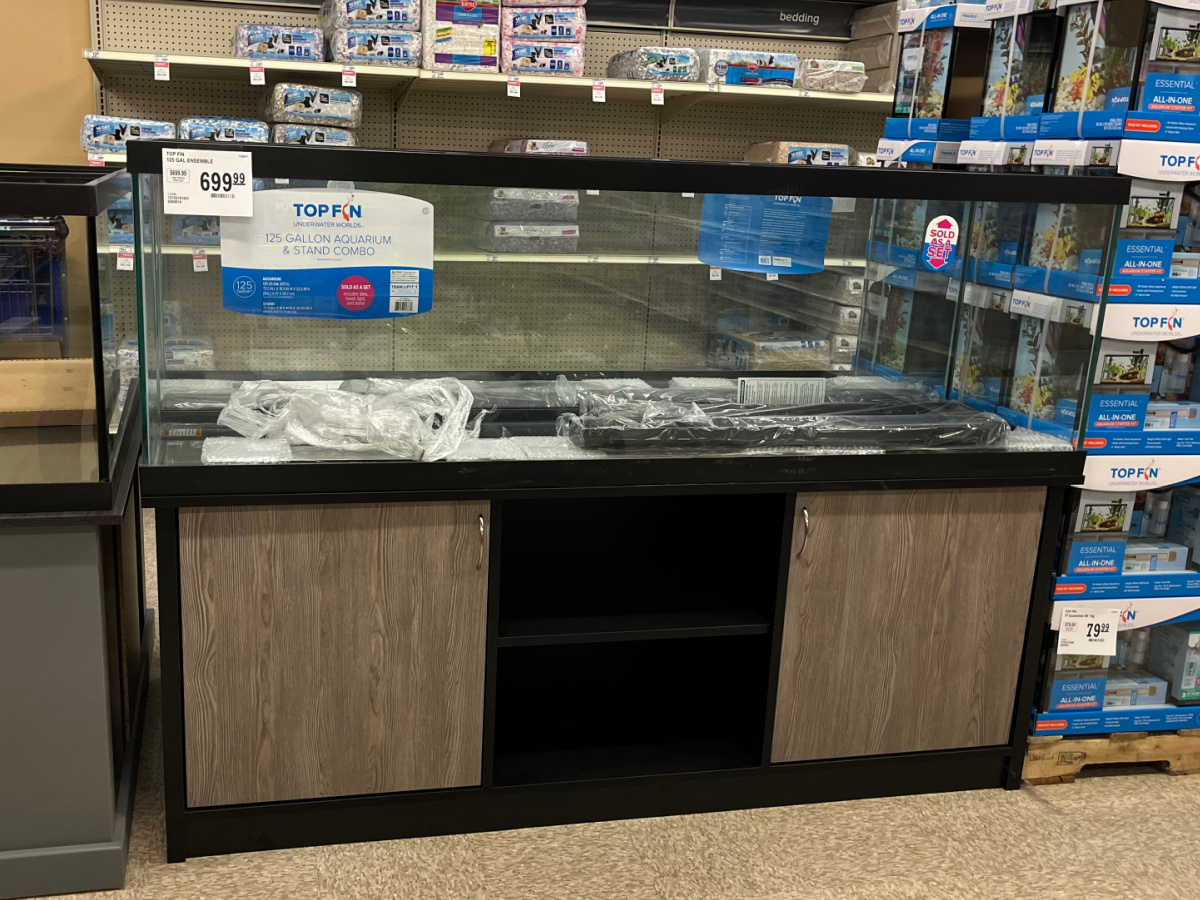 Petsmart 125 gallon tank black outlet friday