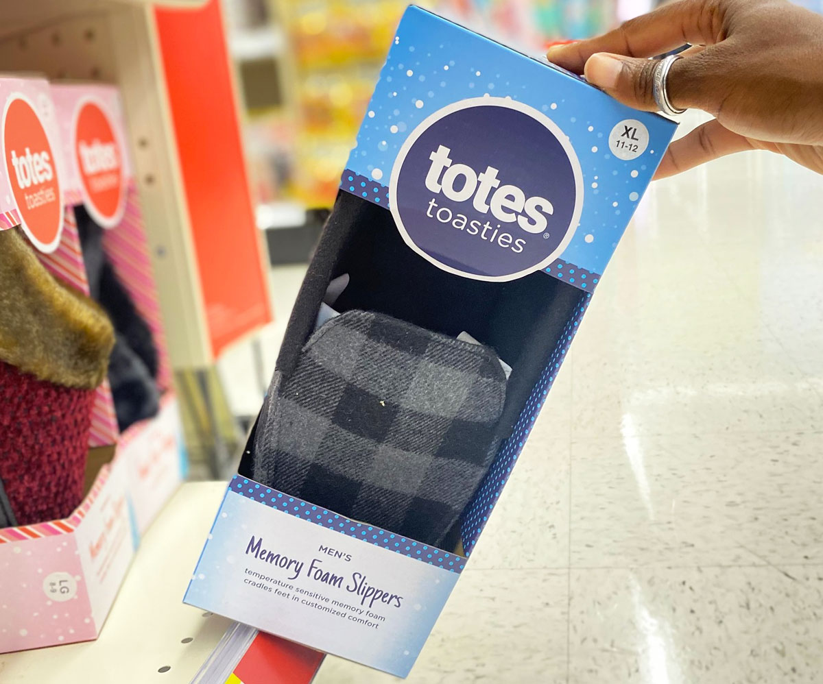 totes toasties memory foam slippers walgreens