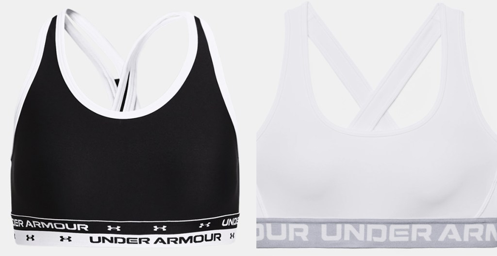 two under armour sports bras