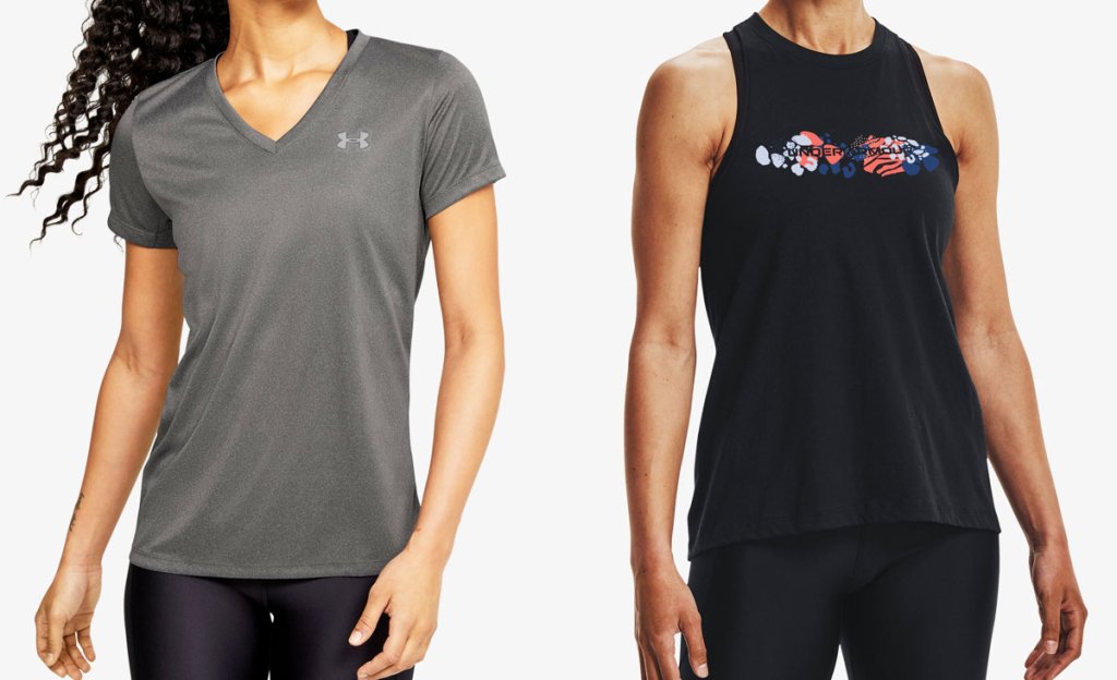 two under armour women's tops