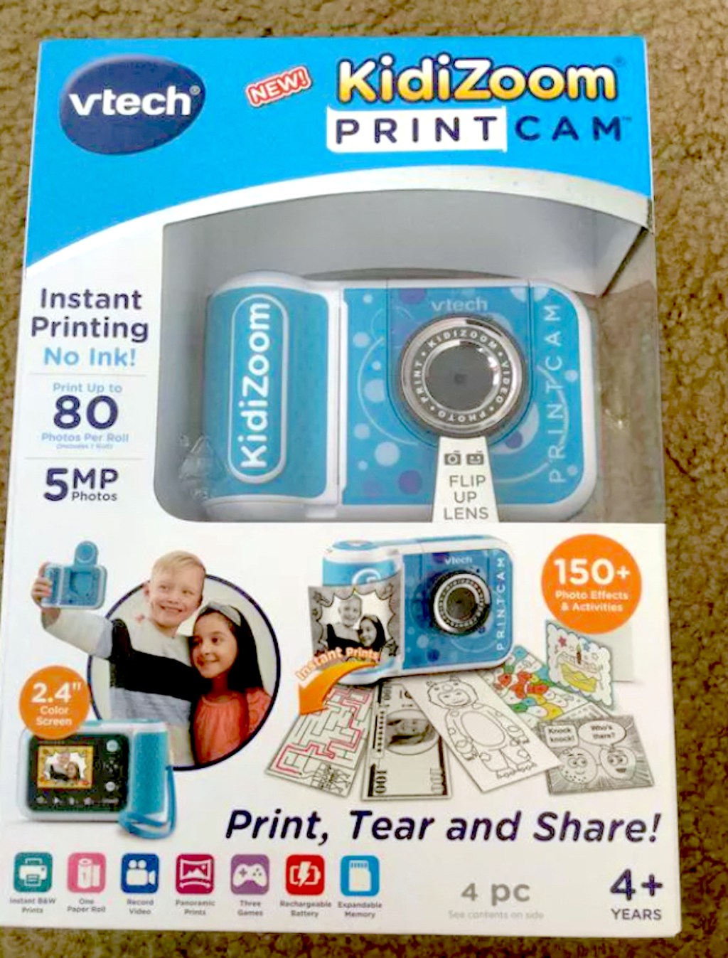 VTech KidiZoom PrintCam Digital Camera and Printer in box