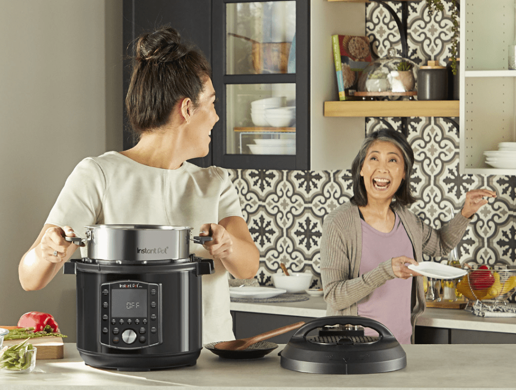 Women Cooking in Instant Pot Pro