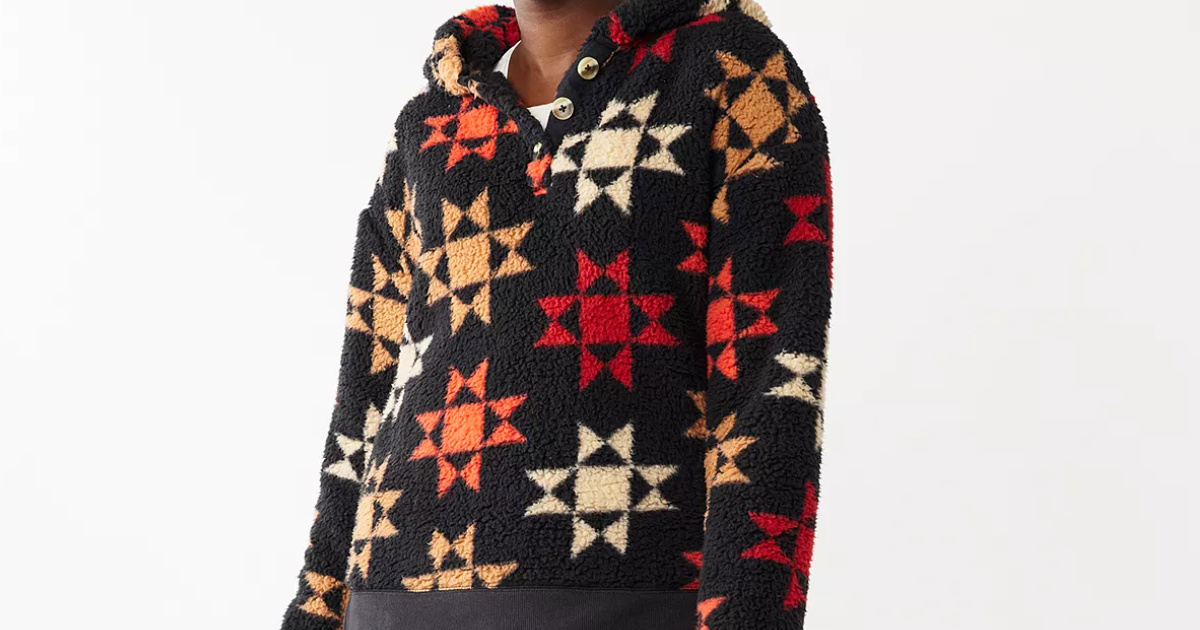 cyber monday sherpa pullover