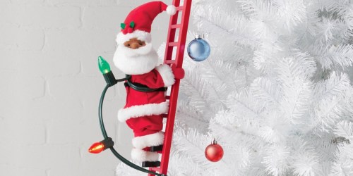 Wondershop Climbing Santa Decoration Only $48.75 at Target (Regularly $65) | Really Climbs & Lights Up!