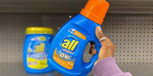 All Laundry Detergent from 24¢ After Cash Back at Walmart
