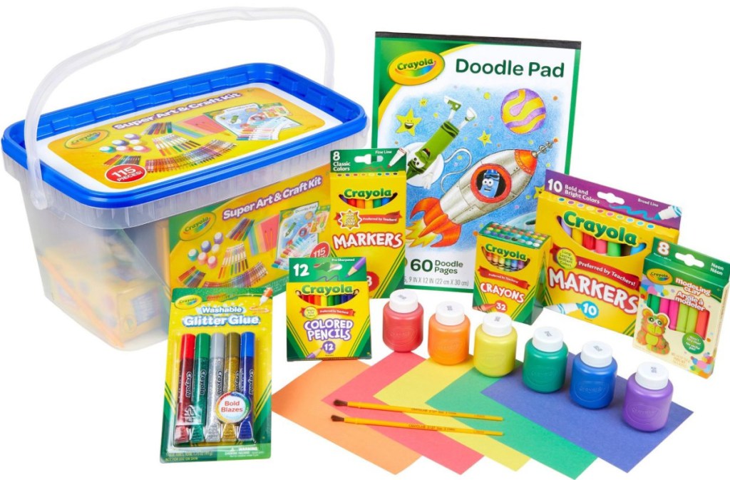 Crayola Super Art & Crafts Kit