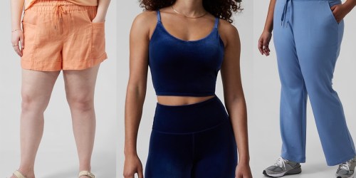 Up to 70% Off Athleta Apparel for Women | Sports Bras & Shorts Under $17 & More