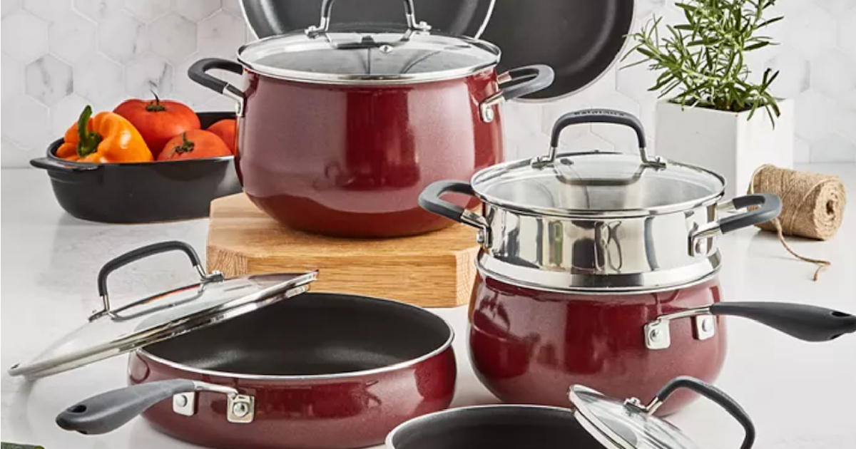 Belgique 11-Pc. Stainless Steel Cookware Set, Created for Macy's - Macy's