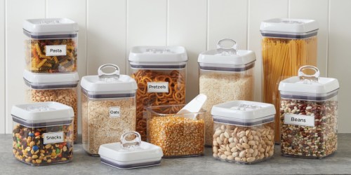 Better Homes & Gardens 10-Piece Storage Container Set Just $30 on Walmart.com | Includes Scoop + Labels