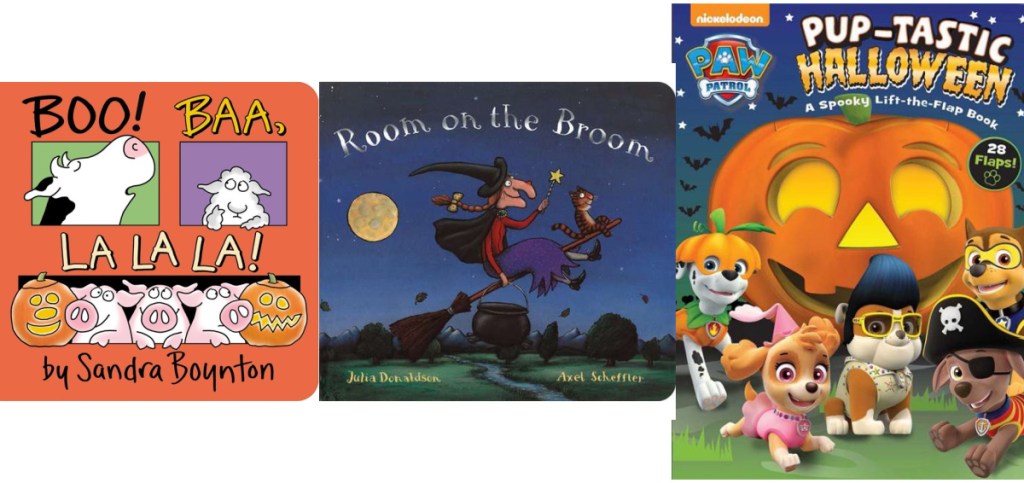 stock images of halloween board books