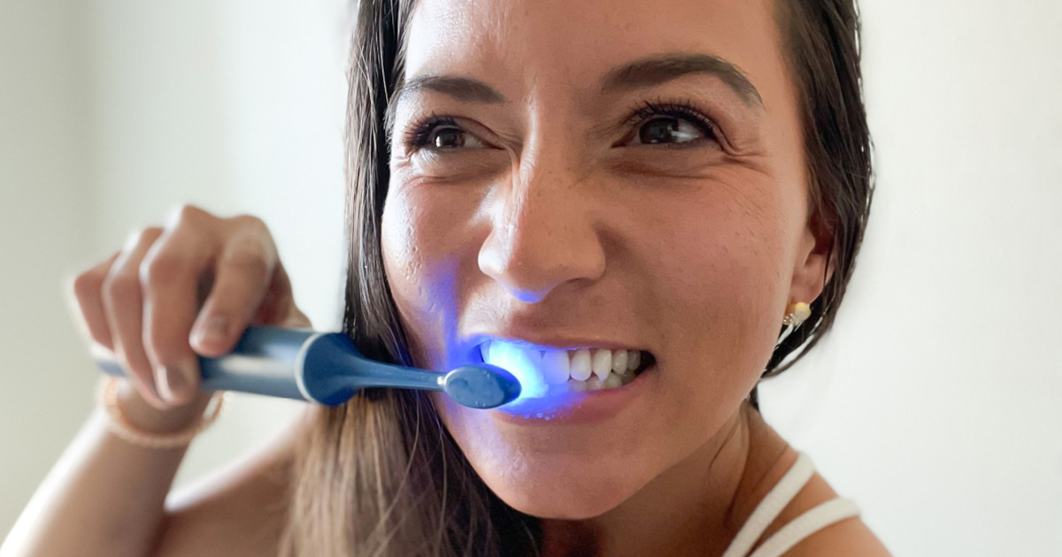This Snow Teeth Whitening LED Toothbrush is a Game Changer (10% Off!)