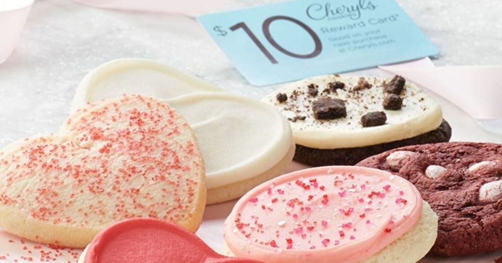 Valentine's Day Cookie Sampler and $10 Cheryl's Reward Card