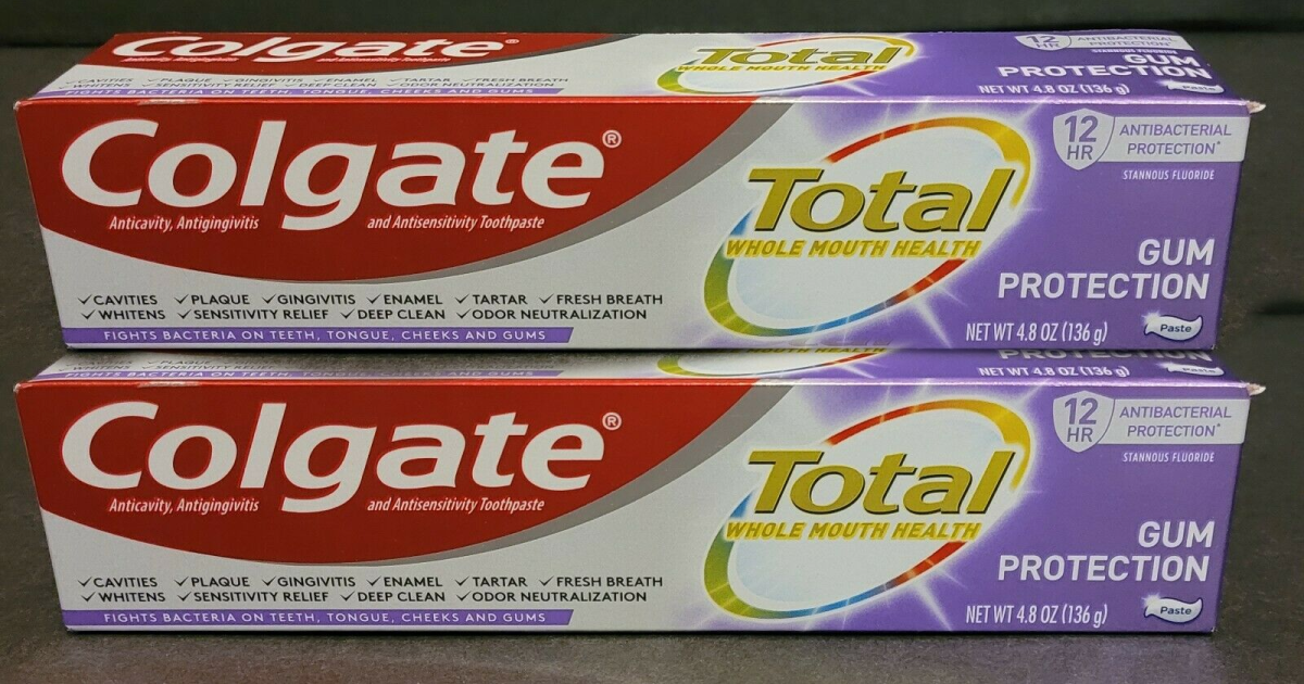 Colgate Total Gum Protection Toothpaste 2-Pack Just $3.33 Shipped on ...