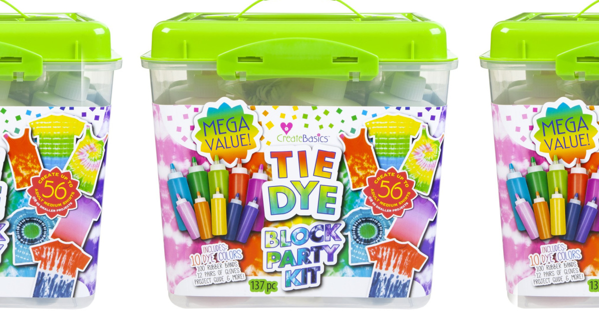 stock images of a tie dye kit in bucket