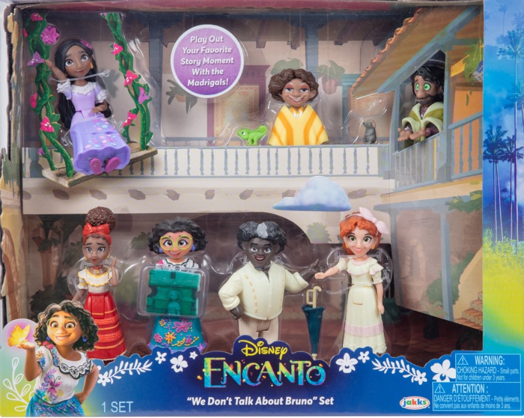 boxed set of Encanto dolls