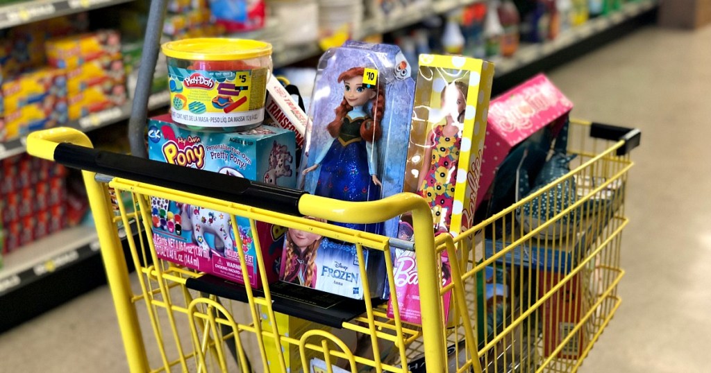 dollar general bogo toys ins tore in cart