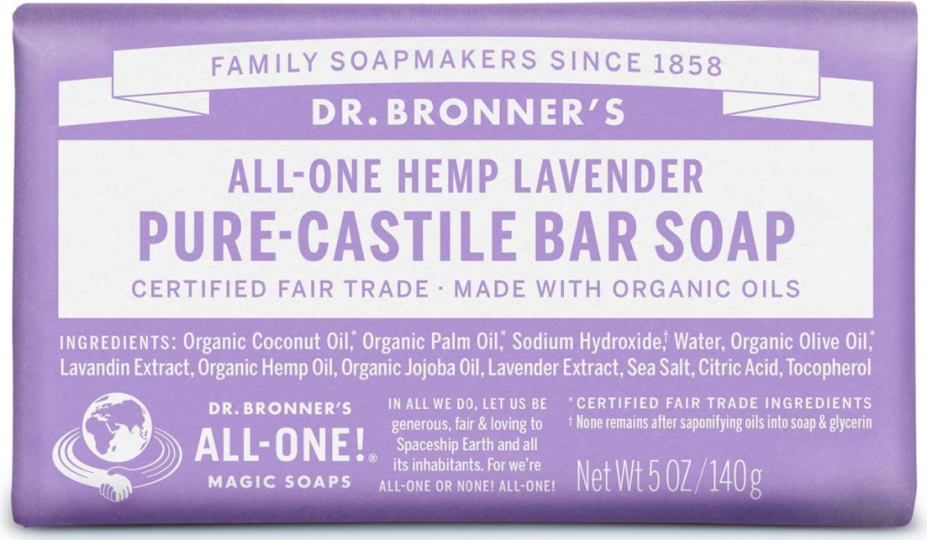dr bronners bar soap