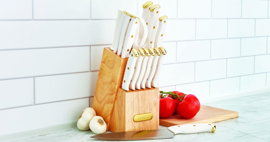 Farberware 15-Piece Stainless Steel Knife Block Set Only $30.49 Shipped for Amazon Prime Members (Reg. $70)