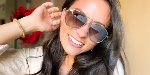 Fossil Women’s Aviator Sunglasses JUST $24 Shipped (Regularly $115) | Great Gift Idea