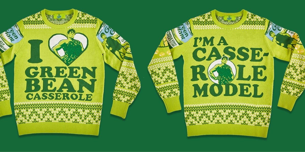 Green Giant holiday sweaters