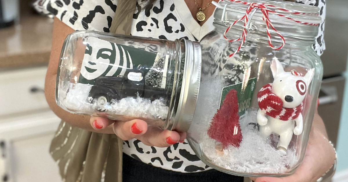 Gift Card Snow Globe