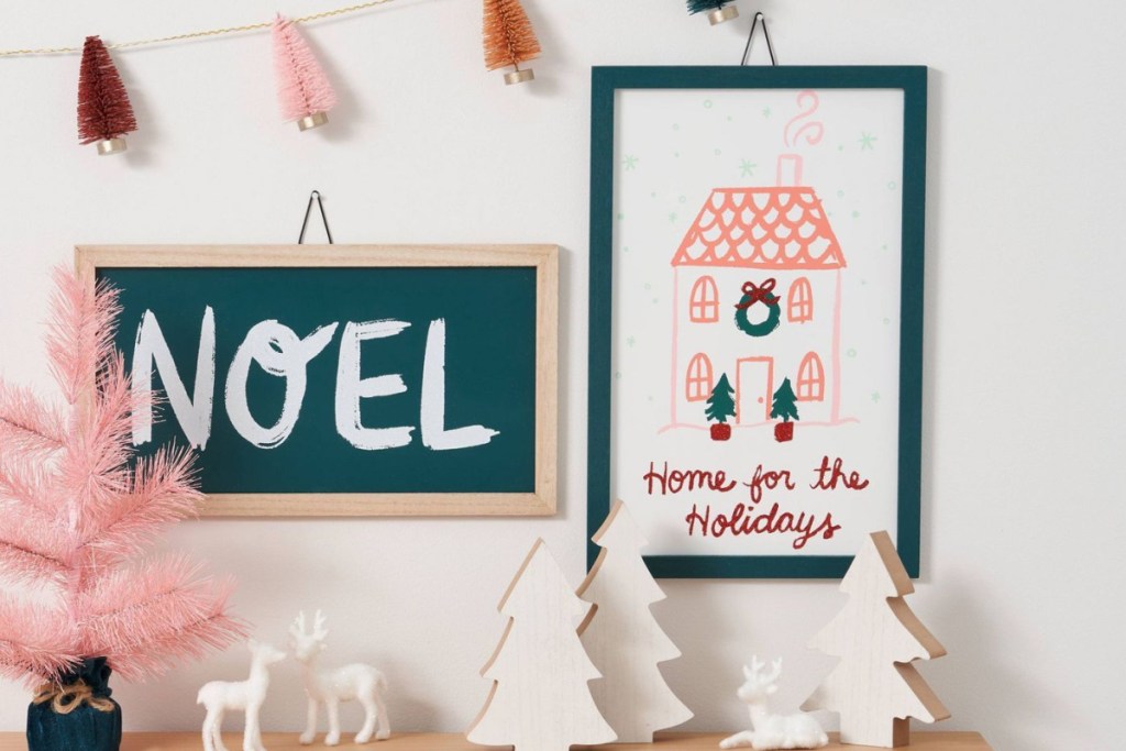 home for the holidays sign