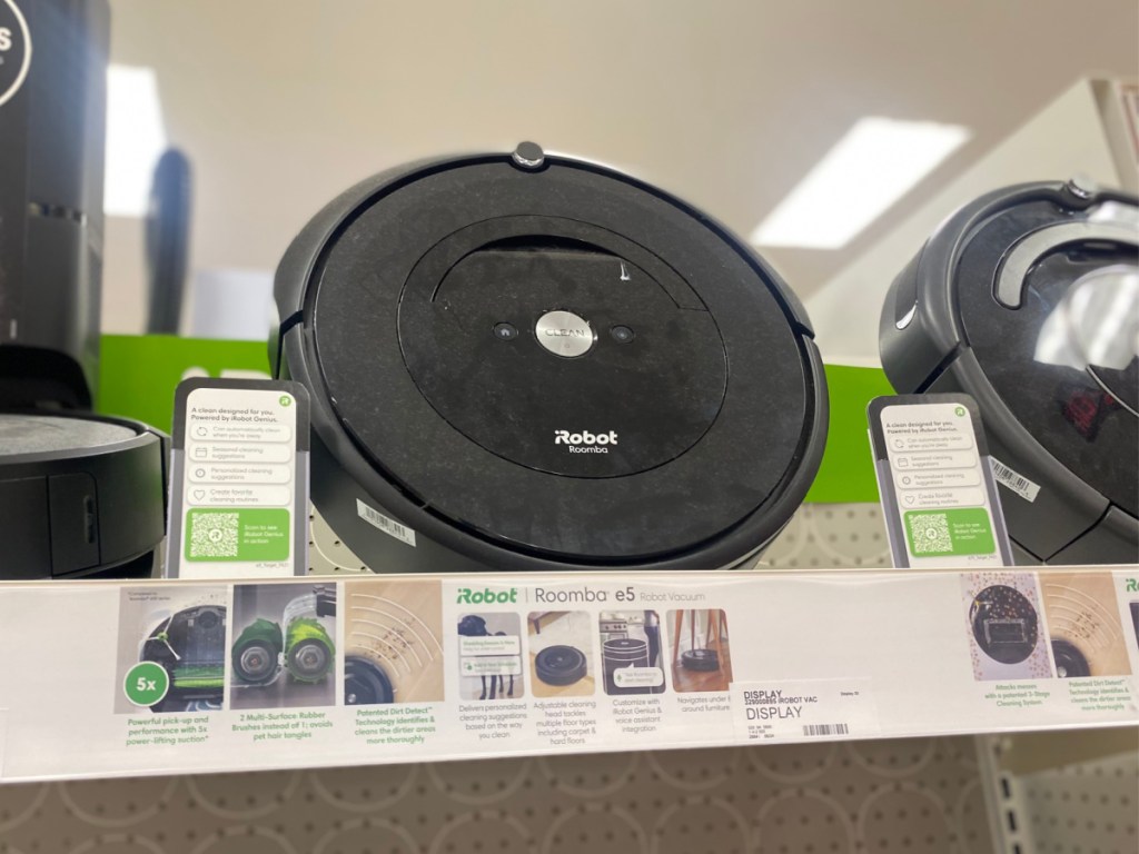 roomba on store display