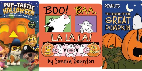Halloween Kids Books from $1.18 on Walmart.com | Sandra Boynton, Peanuts, Paw Patrol & More