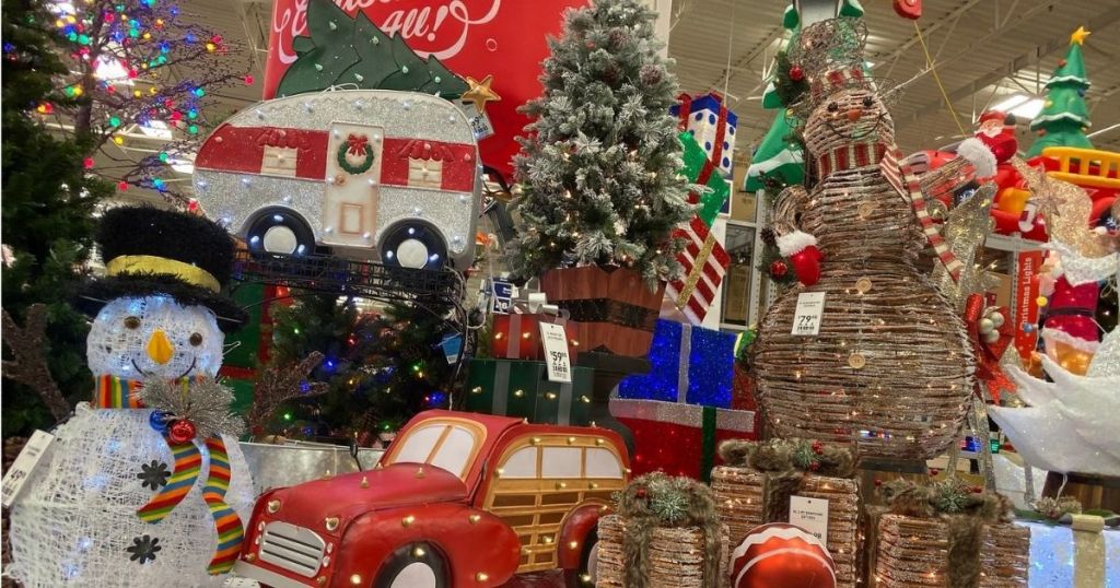 Christmas decor in store