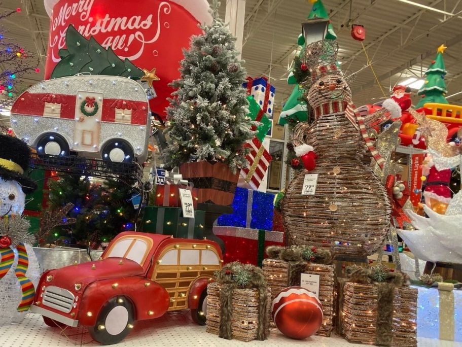 50% Off Lowe’s Christmas Decor – Inflatables, Garland, Tree Toppers & More