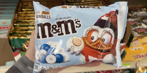 M&M’S White Chocolate Pretzel Snowballs Now Available In Stores
