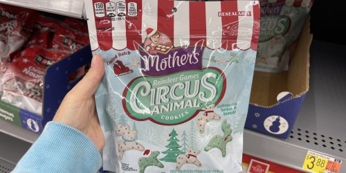 ** Mother’s Circus Reindeer Games Animal Cookies Now Available at Walmart