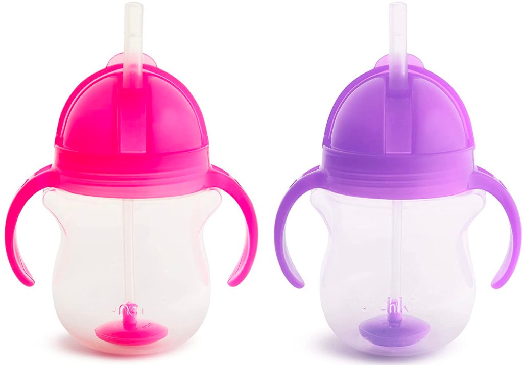 pink and purple munchkin cups
