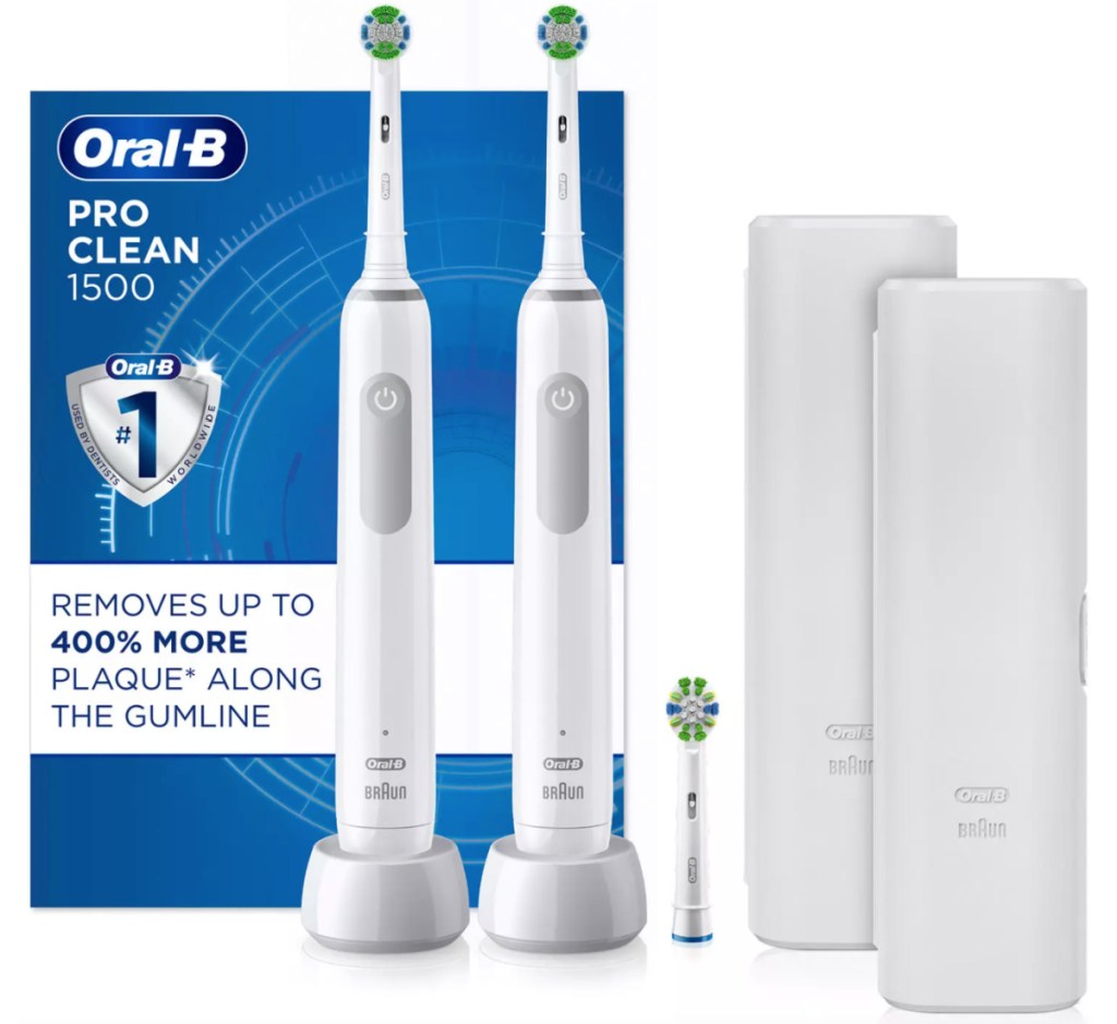 oral b toothbrushes 2 pack