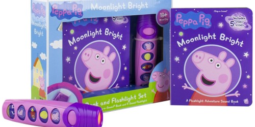 Peppa Pig Sound Book & Flashlight Set from $6.59 Each on Amazon or Target.com (Regularly $15)