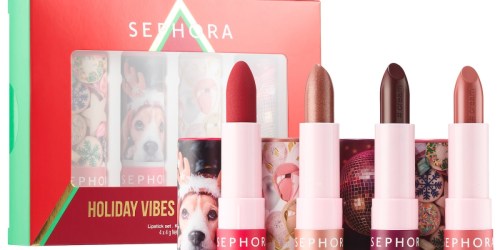 Sephora Collection Holiday Vibes Lip Color Set Only $10 Shipped ($36 Value)