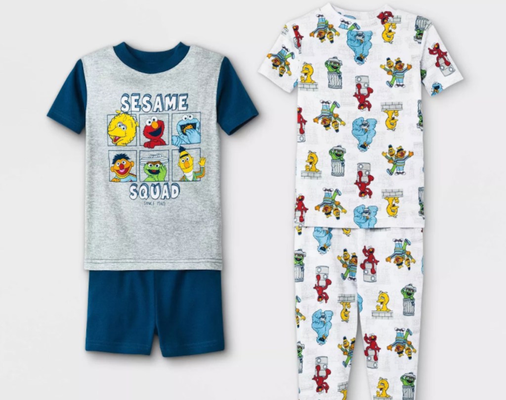 sesame street pajamas toddlers target