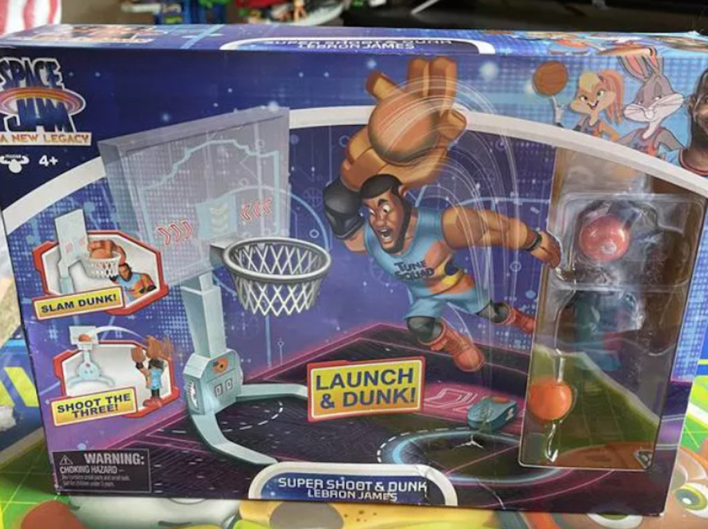 lebron james space jam toy in box