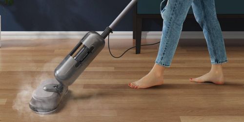 Electric Spin & Steam Mop w/ Large Water Tank Only $65.99 Shipped (Regularly $200)