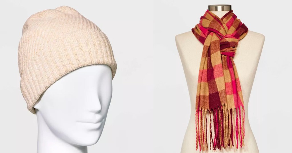 target womens hats and scarfs