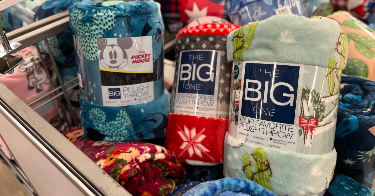 Kohl’s Big One Plush Throw Blankets JUST $11.99 | Includes NEW Holiday Designs