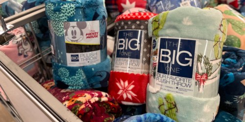 The Big One Oversized Plush Throws Only $13 on Kohls.com (Regularly $27) | Fun Prints & Holiday Designs