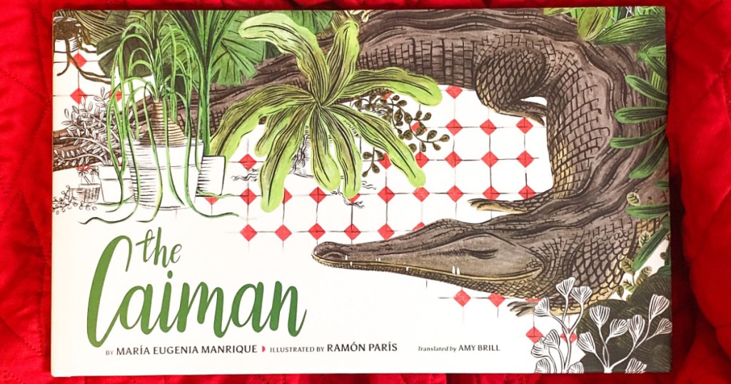 book cover showing alligator and title