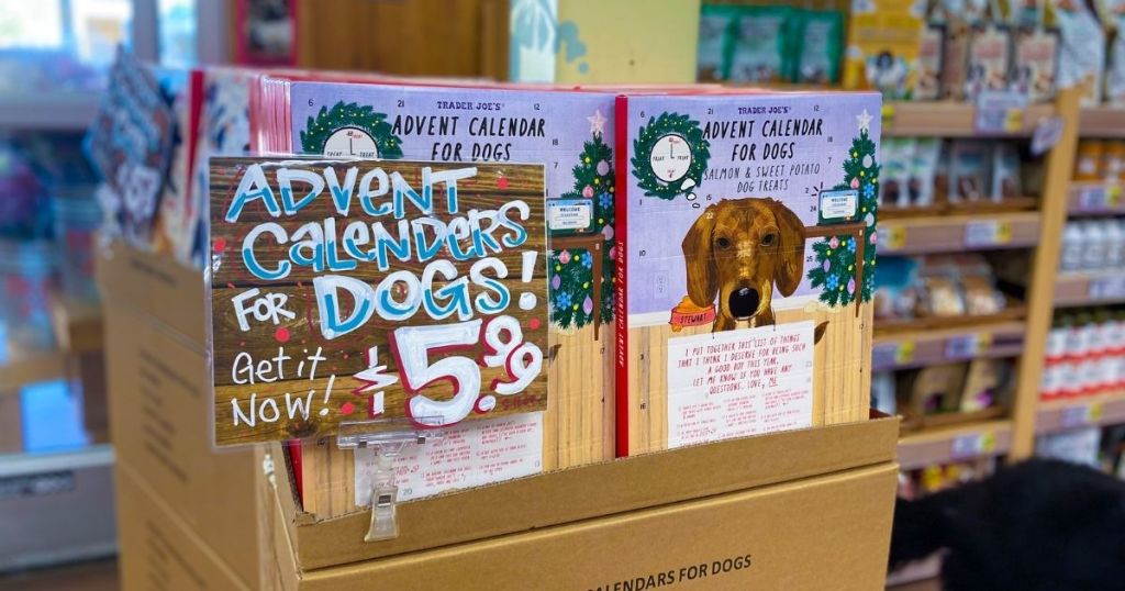 Trader Joe's dog advent calendar