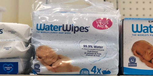WaterWipes Sensitive Baby Wipes 240-Count Only $10.51 Shipped on Amazon