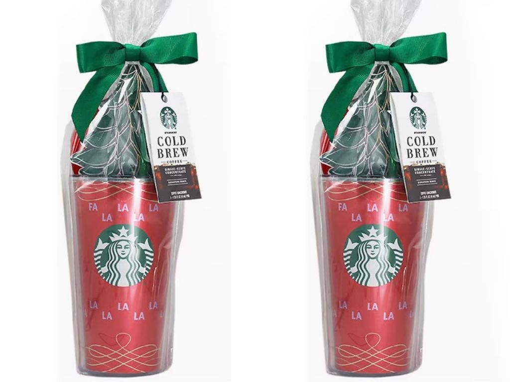 Starbucks Red Mug with Cold Brew Coffee Gift Sets 