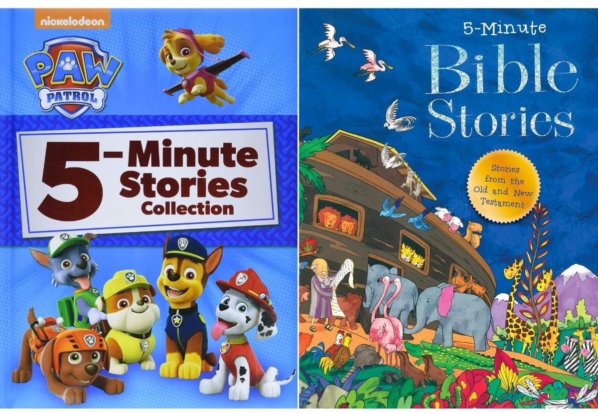 5 minute paw patrol and bible stories